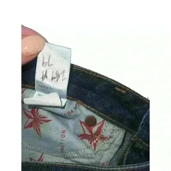 Peoples Liberation Denim Janine Flare Blue Jeans Women’s Size 28 Embroidered - Picture 8 of 12